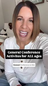 General conference activities for all ages! Comment the word LINK and I’ll  DM you the details!👉🏼Make sure you’re following me so the link will come  through!