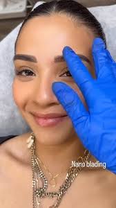 4 years ago I gave her microblading… today we upgraded her brows with nano  strokes 👑✨ This is the technique EVERY brow artist should master to stay 