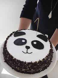 1 Vuotiaan Panda Synttarit Panda Birthday Cake Panda Cakes Birthday Cake Kids