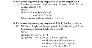 Artikel awal ini membahas persamaan lingkaran dengan pusat titik (0, 0), titik (a, b) dan bentuk umum persamaan lingkaran, garis singgung pada lingkaran dibahas pada artikel tersendiri. Bank Soal Matematika Kelas Xi Ipa Persamaan Lingkaran Ibu Guru Susi Sr