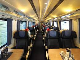 East Midlands Trains Class 222 First Class Interior Pullman Train British Rail Train