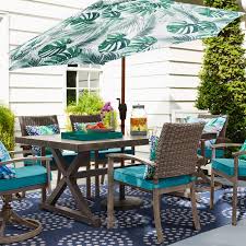 The oakdale 7 piece dining set is the complete outdoor furniture set that will become a perfect addition to your patio. Lowes 7 Piece Patio Set Off 64