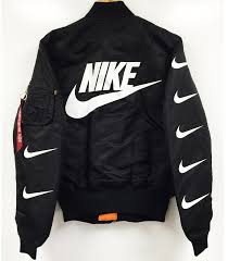 Bomber Nike Menswear Jacket Bomber Nike Bomber Jacket Nike Outfits Black Bomber Jacket