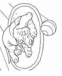 Among us coloring pages print for free. Coloring Page Dog Sleep Near Ball Coloring Me