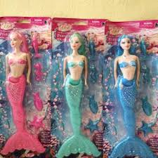 Gambar mewarnai barbie putri duyung. Mainan Boneka Barbie Mermaid Magic Doll Putri Duyung Berubah Warna Shopee Indonesia