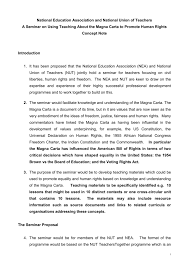 You may miss some critical. Programme Concept Note