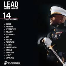 The Marines Do It Best Lead From The Front Leadership Military Life Quotes Leadership Traits