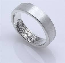 Her Fingerprint His Ring Fingerprint Wedding Bands Fingerprint Wedding Wedding Bands