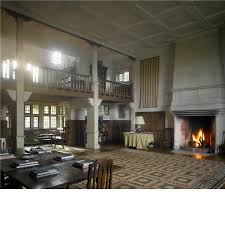 Le Bois Des Moutiers Sunlight Streams Onto The Minstrels Gallery In The Music Room At L Architecture Ceiling Arts And Crafts Interiors Traditional Interior