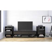 Maybe you would like to learn more about one of these? Nexera Stereo Entertainment Set Tv Stand And Audio Cabinet Black 400926 Reno Depot
