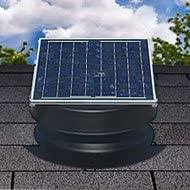 Solar Attic Fan 36 Watt Black With 25 Year Warranty Florida Rated By Natural Light Solar Panels Amazon Com