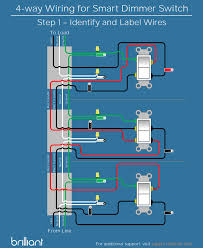 Lutron 3 way dimmer wiring diagram. Installing A Multi Way Brilliant Smart Dimmer Switch Setup Brilliant Support