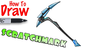How to get the fortnite dual katanas pickaxe? How To Draw Scratchmark Pickaxe Fortnite Youtube