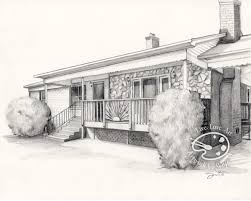 Check spelling or type a new query. One Story Stone And Wood House Drawing By Sonja Artwork Archive