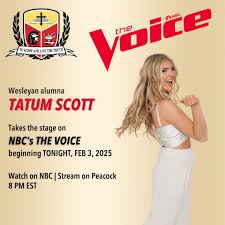 Tune In & Cheer On! Wesleyan Christian Academy alumni Tatum Scott Davis  ('21) is taking the stage