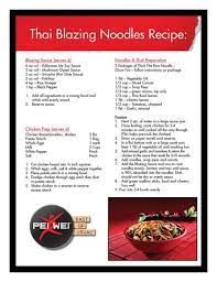 Pei Wei Thai Blazing Noodles Recipe This Is My Favorite At Pei Wei What I Miss This Recipe Resturant Recipes Noodle Dishes Pei Wei Recipes