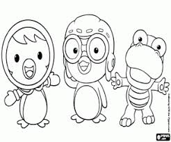 Pororo The Little Penguin Coloring Pages Printable Games Penguin Coloring Pages Penguin Coloring Coloring Pages