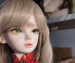 Hand-Painted Green Realistic BJD Doll Resin Eyes