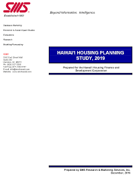 Https Dbedt Hawaii Gov Hhfdc Files 2020 01 Final State Hawaii Housing Planning Study Pdf