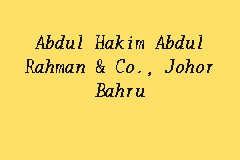 Single man | official account of abdul rahman hakim. Abdul Hakim Abdul Rahman Co Johor Bahru Law Firm In Johor Bahru