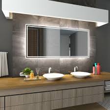 Use a router to create a 1 cm wide, 3 mm deep dig along the front, make it wide enough for your led strip. Pin By India Davis On Bathroom Led Mirror Bathroom Bathroom Mirror Hotel Vanity Mirror