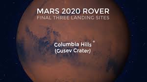 Specifically, it will explore the area of jezero crater, the rover's landing site, once the site of an ancient river delta. Mars 2020 Landing Site Selection Nasa Mars