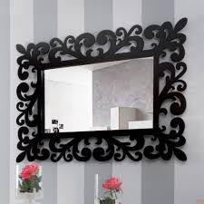Amanti art rustic plank grey bathroom vanity wall mirror reg. Large Modern Design Wall Decorative Mirror In Wood