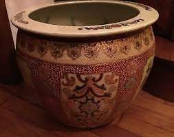 Chinese fish bowl planters uk. Chinese Ceramic Fish Bowl Planter Large 41cm Diameter 210 00 Picclick Uk