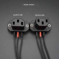 Usually they only carry one type. Computer Case Extension Cord Power 90 Degree Angle Extension Cord 40cm Moddiy Com