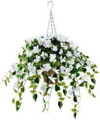 Whether your outdoor space is large or small, there are creative projects to fit your needs. Buy Artificial Flowers Hanging Basket With Bougainvillea Silk Vine Flowers For Outdoor Indoor Artificial Hanging Plant In Basket Ivy Basket Artificial Hanging Plant For Patio Lawn Garden Decor White Online In Germany B08rrvjdfv