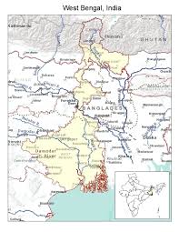 The Bahu Of Bengal Map Of West Bengal India With Inset Showing Its Location Within India West Bengal Bengal Map