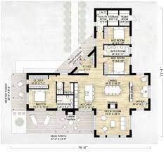 L Shaped Home Plans And Designs Home Design Dream House Plans Bedroom House Plans L Shaped House