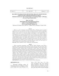 Lantas apa sajakah 5 doa pengasihan islami paling mujarab? Https Ojs Badanbahasa Kemdikbud Go Id Jurnal Index Php Kandai Article Download 71 17