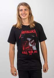 Great savings & free delivery / collection on many items. Metallica Kill Em All Amplified T Shirts In Black Fur Herren Titus