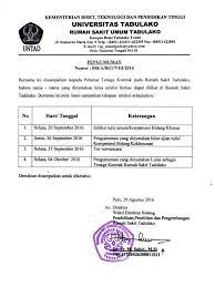 Sakit atau kram perut merupakan rasa nyeri yang kerap dirasakan para wanita saat haid. Pengumuman Seleksi Tenaga Kontrak Rumah Sakit Universitas Tadulako Universitas Tadulako