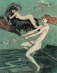 Riding Witches By Otto Goetze 1924 Witch Art Occult Art Art