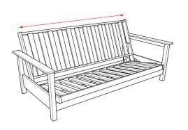 futonland sizing charts for mattresses and futon