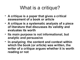Critique paper tagalog example / pdf bonifacio the translator a critique 2009 rolando m gripaldo academia edu / a critique is a particular academic writing genre that requires you to carefully study.seeing an example of a critique is so helpful. What Is A Critique Essay Eses