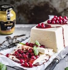 Vanilleparfait Mit Johannisbeer Senf Sauce Foodboom Rezept Dessert Ideen Einfacher Nachtisch Leckere Desserts