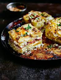 Dauphinoise Potatoes With Ham Hock And Mustard Recipe Recipe Recipes Food Savoury Food