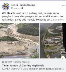 Genting highlands vacation packages & tickets. Terkini Info Tanah Runtuh Di Kerajaan Negeri Pahang Facebook