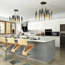 A dark gray brown and white kitchen is sophisticated and. China Oppein High Gloss Mdf Lacquer Color Combinations Modern Kitchen Cabinets China Kitchen Cabinets Kitchen Cabinet Design