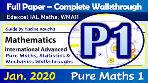 You should have marked off two xs. Edexcel 2020 Ial Pure Maths Wma11 01