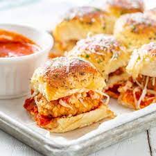 Chicken Cacciatore Recipe Recipe Chicken Parmesan Sliders Chicken Dishes Recipes Easy Chicken Parmesan