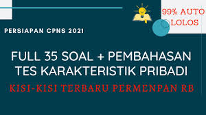 Maybe you would like to learn more about one of these? Tes Karakteristik Pribadi Cpns 2021 35 Soal Tkp Dengan Jawaban Dan Pembahasan Lengkap Cpns 2021 Youtube