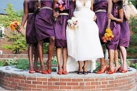 I Really Like Purple And Red Together I Just Wasn T Sure How It D Look In A Wedding But I Liiiiike I October Wedding Colors Purple Bridesmaids Purple Wedding
