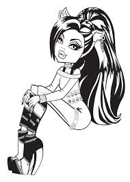 Clawdeen Wolf Smile Coloring Page Wenn Du Mal Buch Malvorlagen Fur Madchen Lustige Malvorlagen