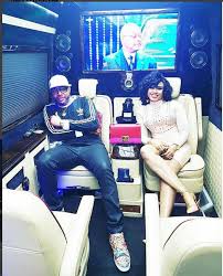 The betrayed husband finds his wife romping on the sofa, and watch: E Money Poses Alongside His Wife In His Mercedes Land Jet