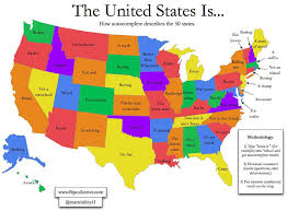 United States According To Autocomplete Funny Maps Map Usa Map