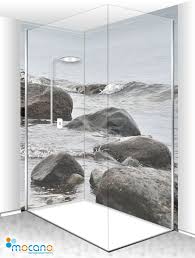 Duschbereich Als Wellnessoase Im Badezimmer Durch Eine Duschruckwand Duschruckwand Badezimmer Dusche